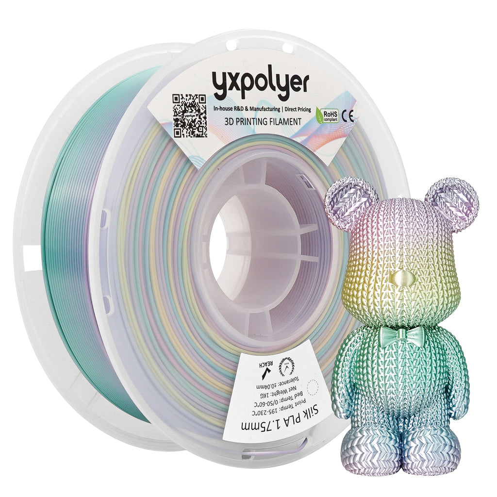 Rainbow Silk PLA Mini
