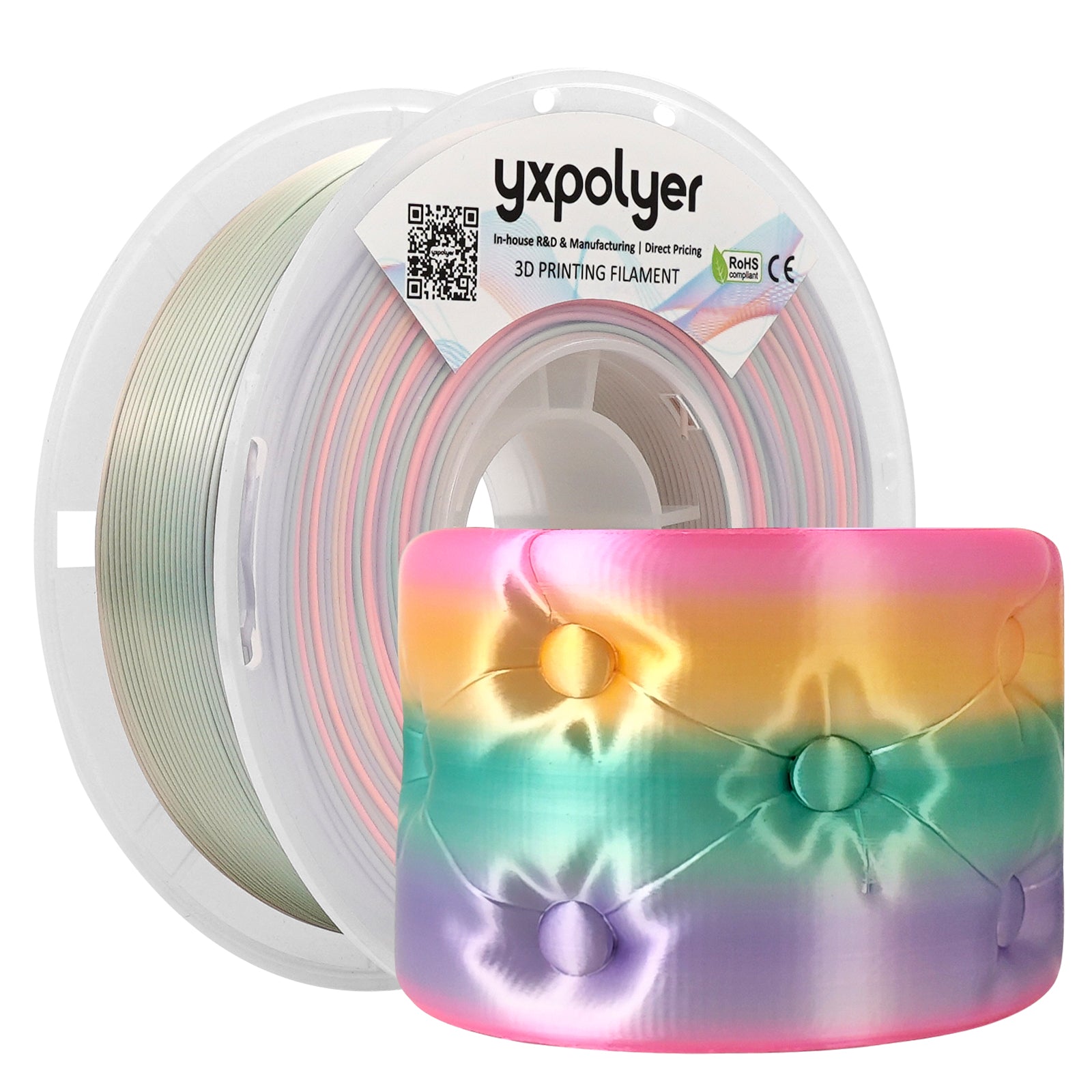 Rainbow Silk PLA Candy