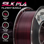 Silk PLA Black&red