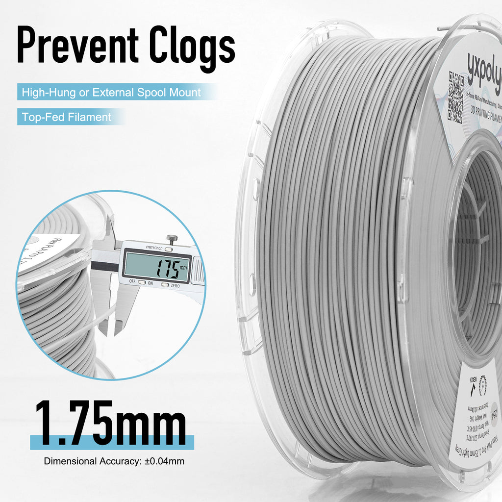 Flexible PLA Light Grey