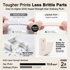 PLA+ Matte Bone White