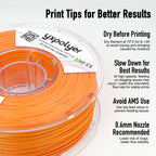 Flexible PLA Light Orange
