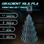 Silk PLA Black&Green