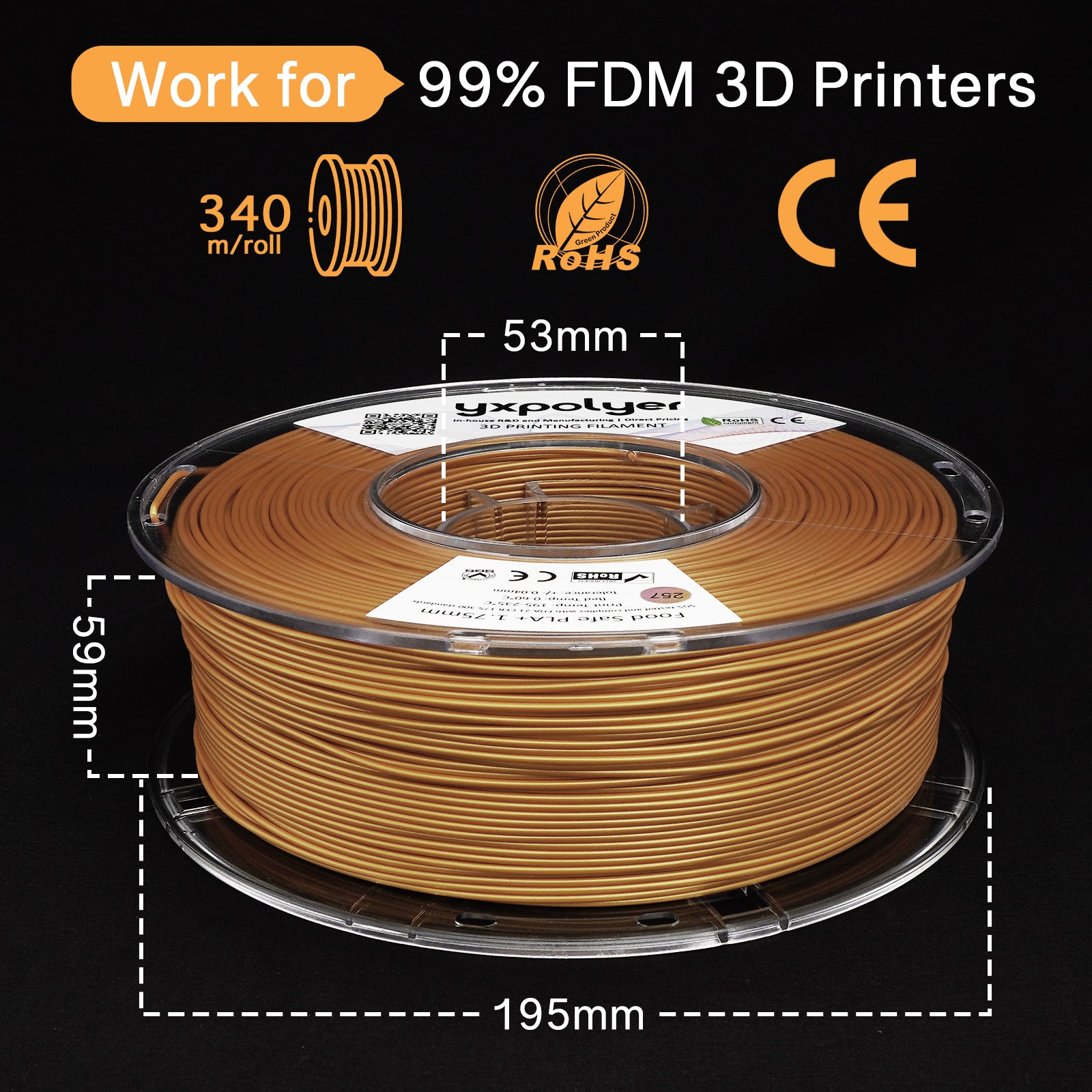 PLA+Gold