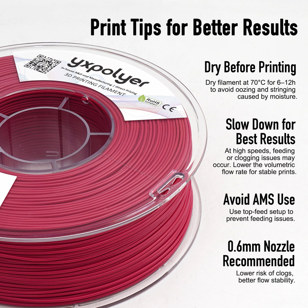 Flexible PLA Red