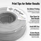 Flexible PLA Light Grey