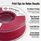 Flexible PLA Red