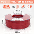 PLA+ Red