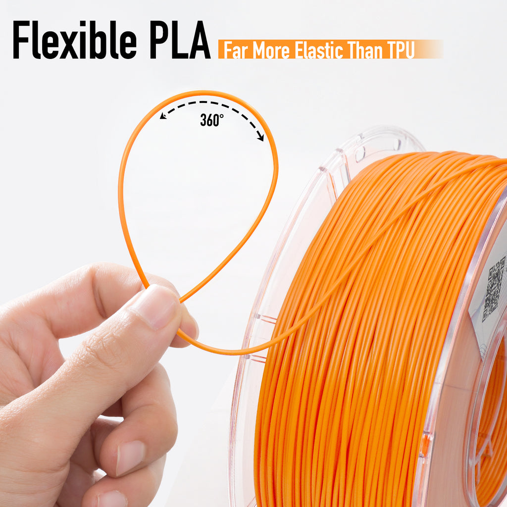 Flexible PLA Light Orange