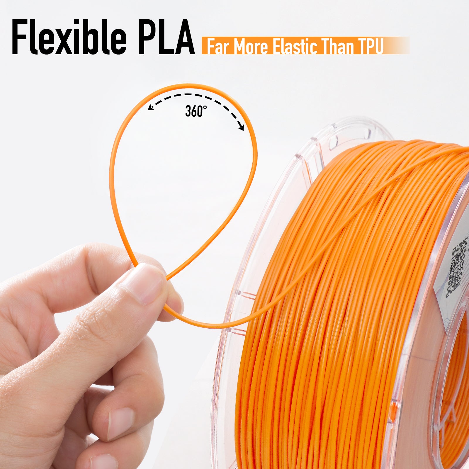 Flexible PLA Light Orange