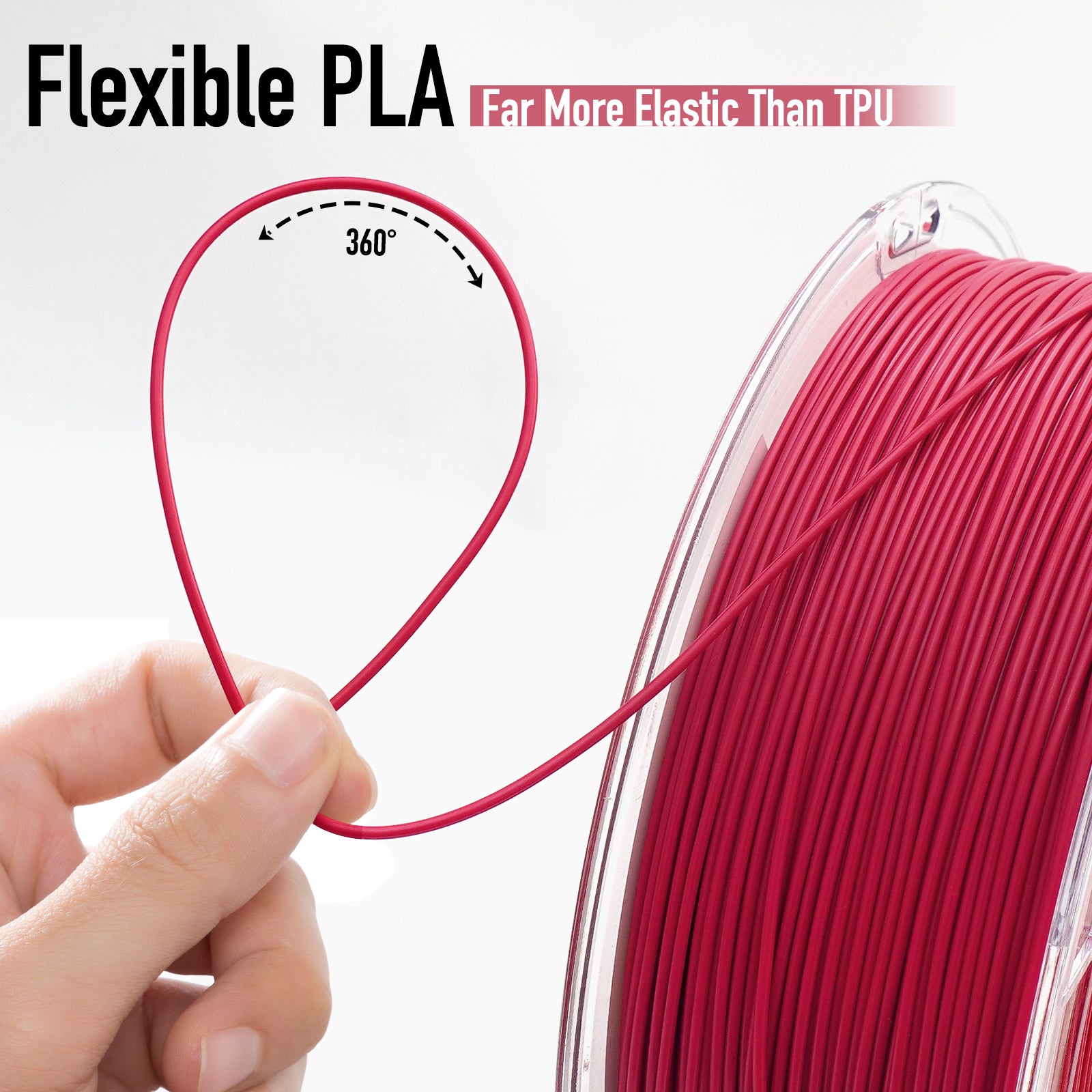 Flexible PLA Red