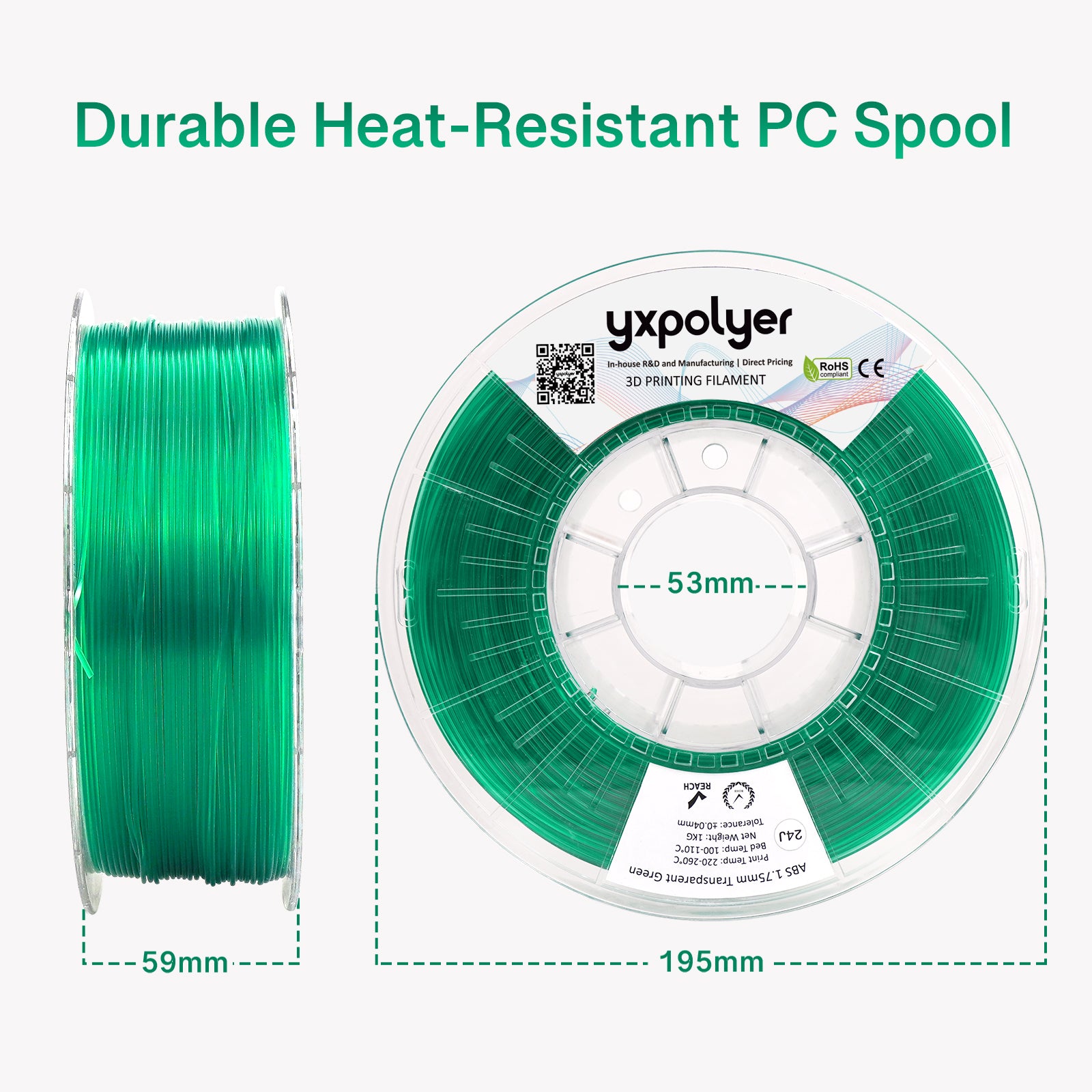 ABS Transparent Green