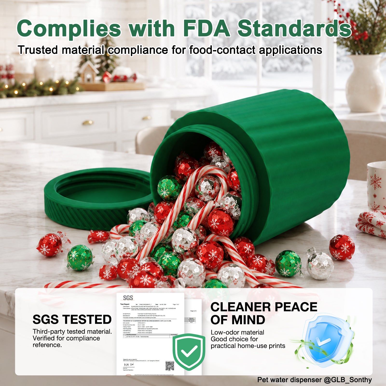 PLA+ Lustre Green