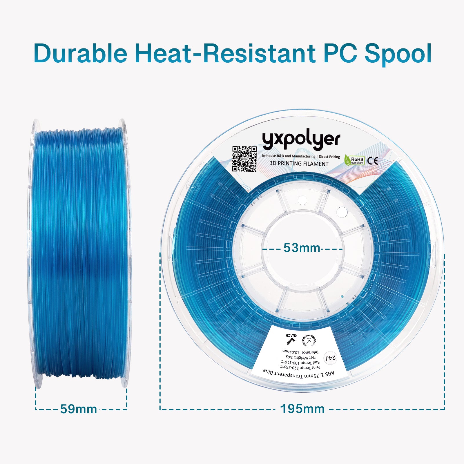 ABS Transparent Blue