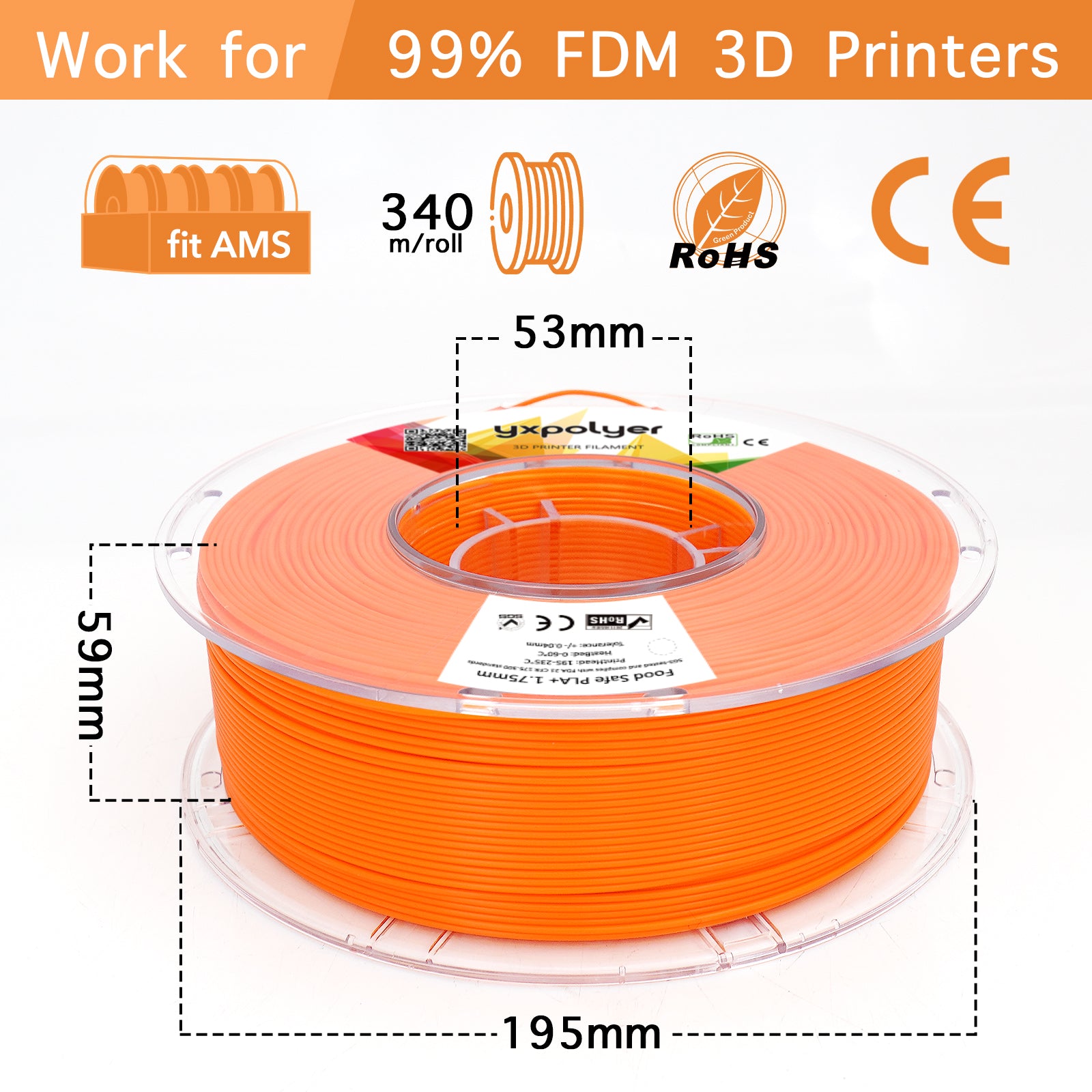 PLA+Orange