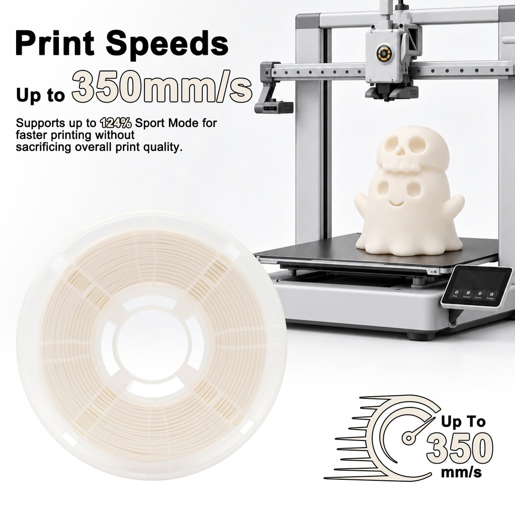 PLA+ Matte Bone White