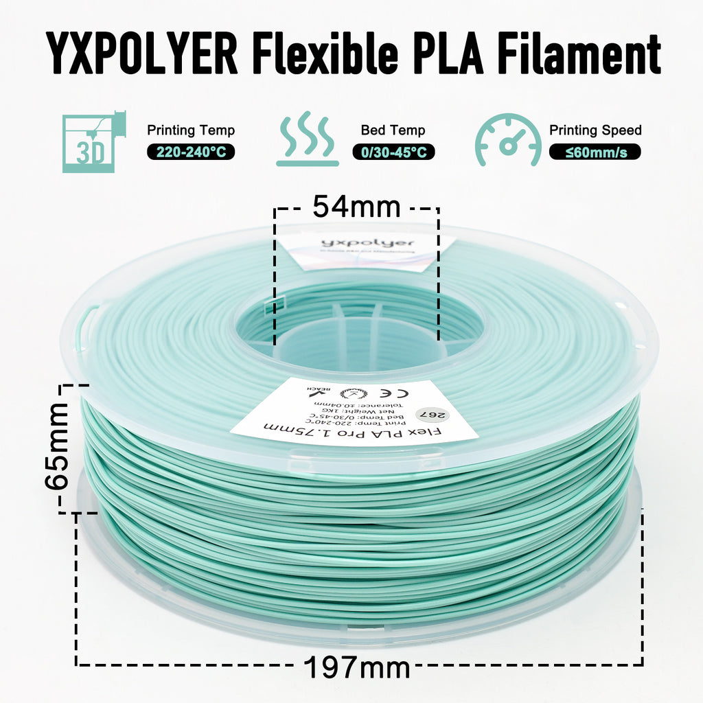 Flexible PLA Mint Green