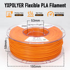 Flexible PLA Light Orange