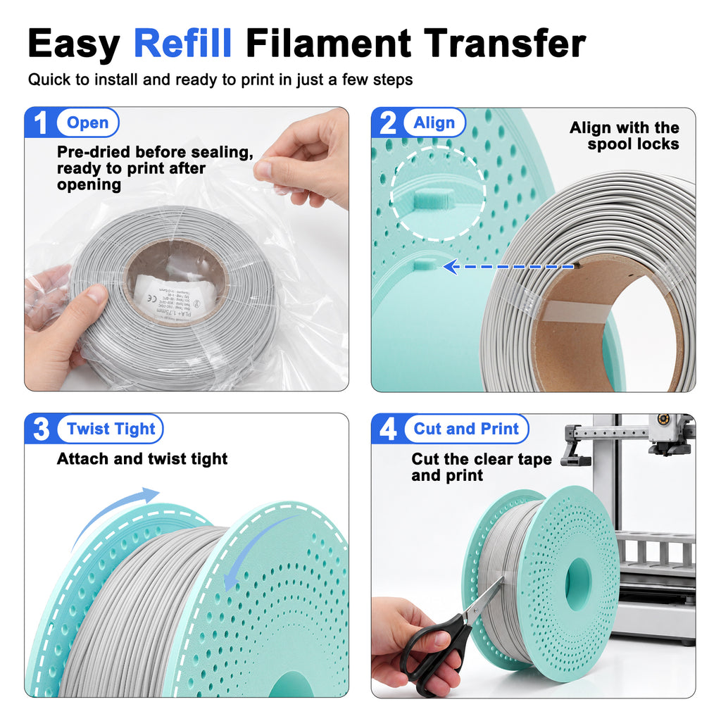 Refill PLA+ Grey