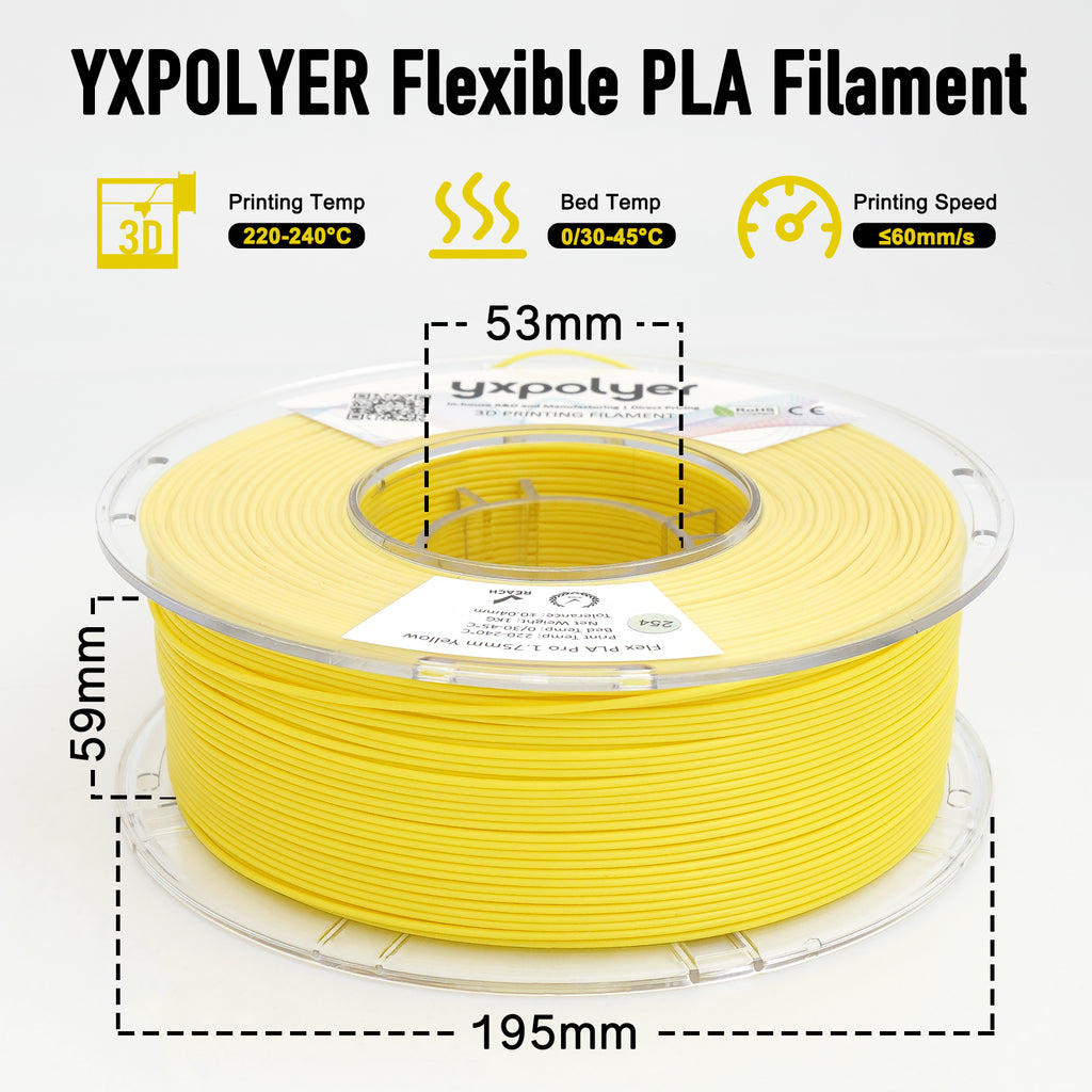 Flexible PLA Yellow