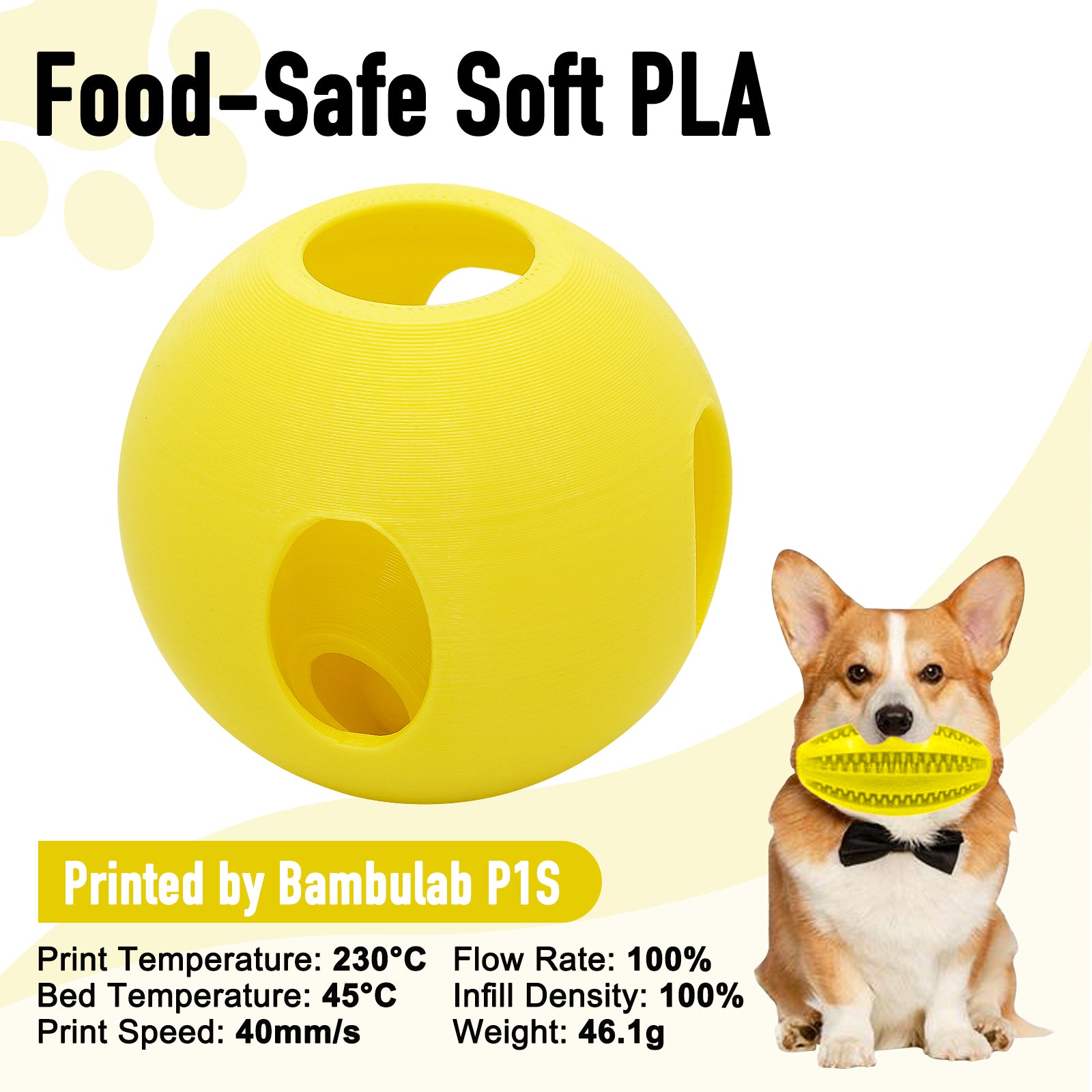 Flexible PLA Yellow